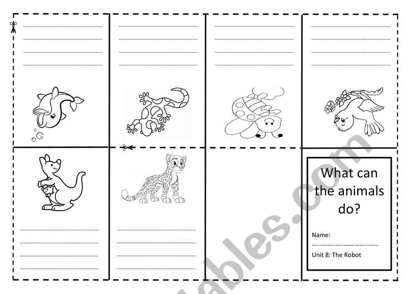 What Animals Can Do? worksheet