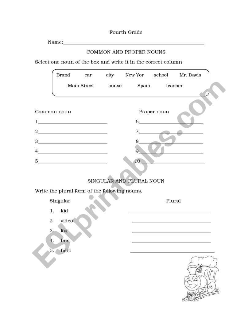 pronouns worksheet