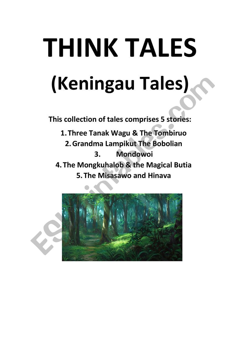 Think Tales (Keningau Tales) worksheet