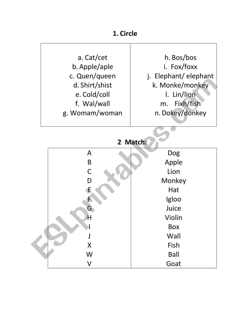 abc circle worksheet