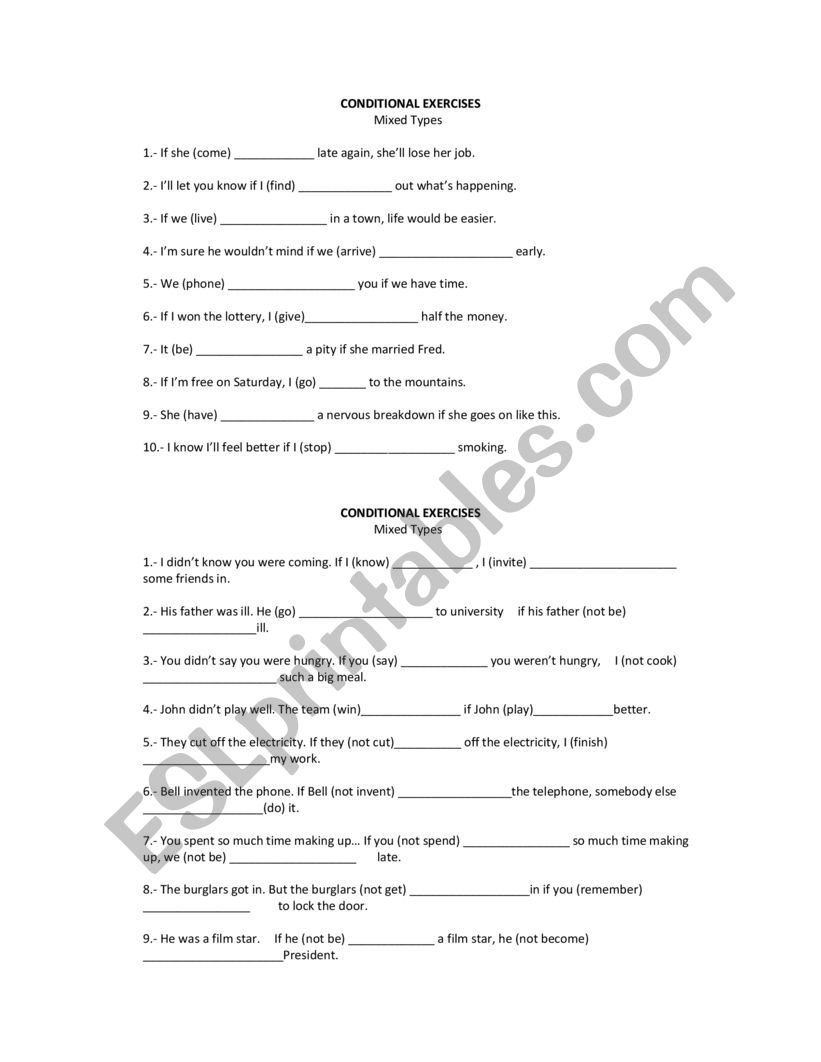 bachiller worksheet