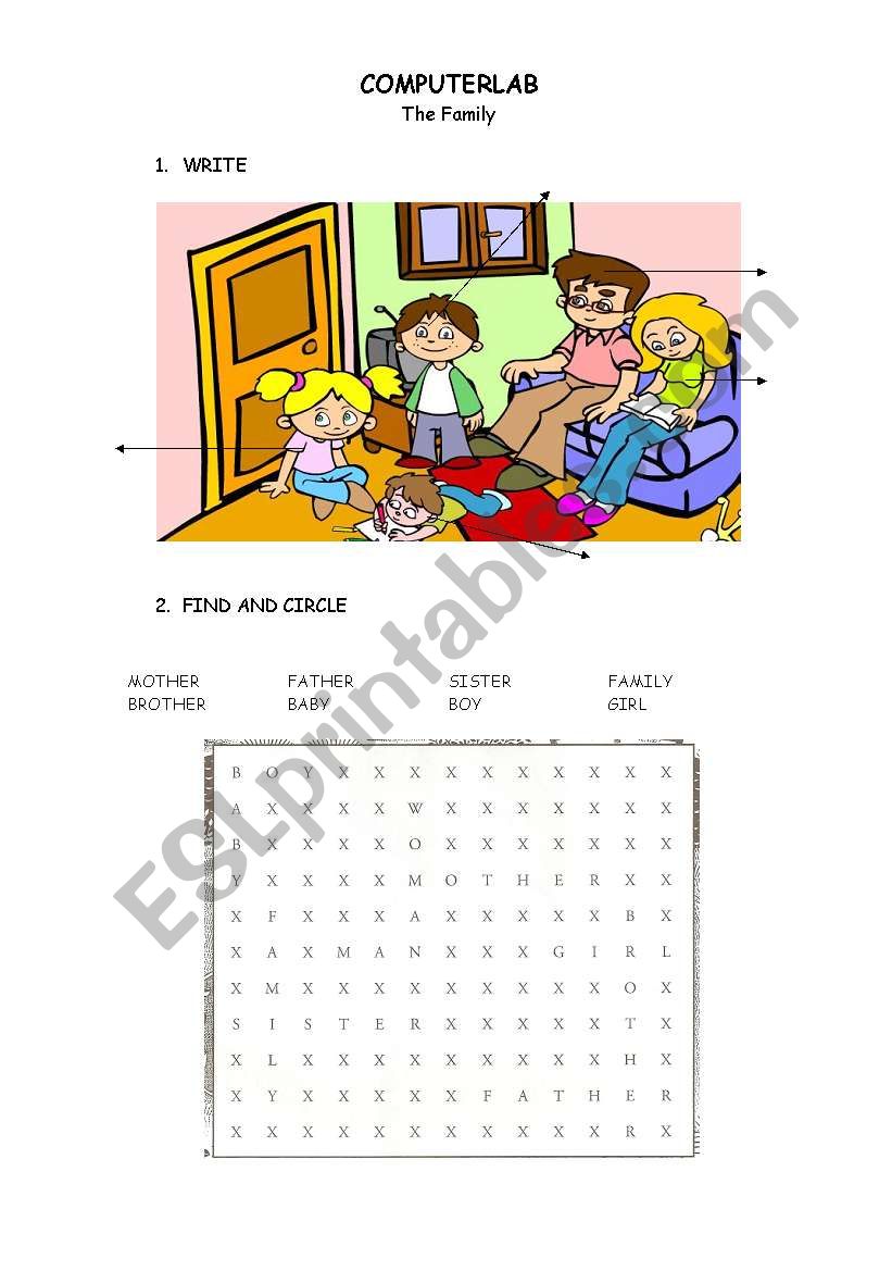 The family worksheet