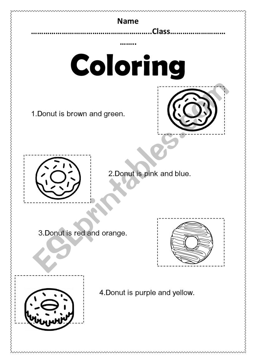 coloring worksheet