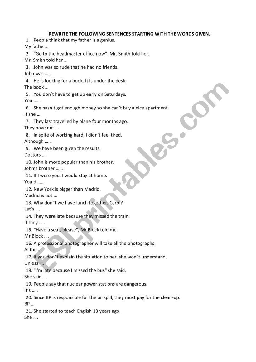 rewriting-worksheet-rewrite-the-sentences-starting-with-the-words-given-2-esl-worksheet-by
