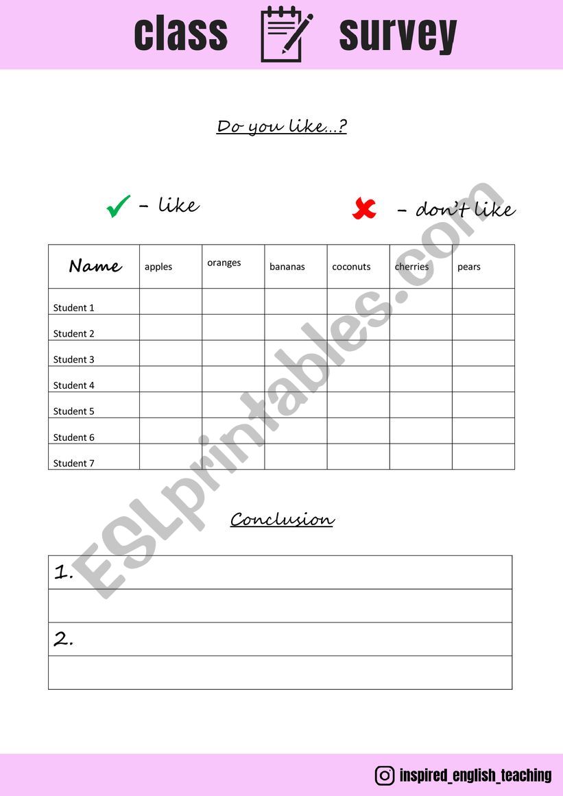 class-survey-esl-worksheet-by-zoshib