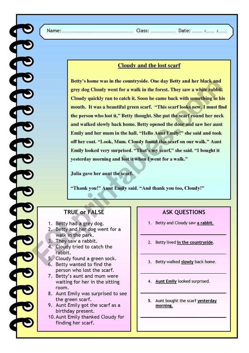 Past Simple Tense worksheet