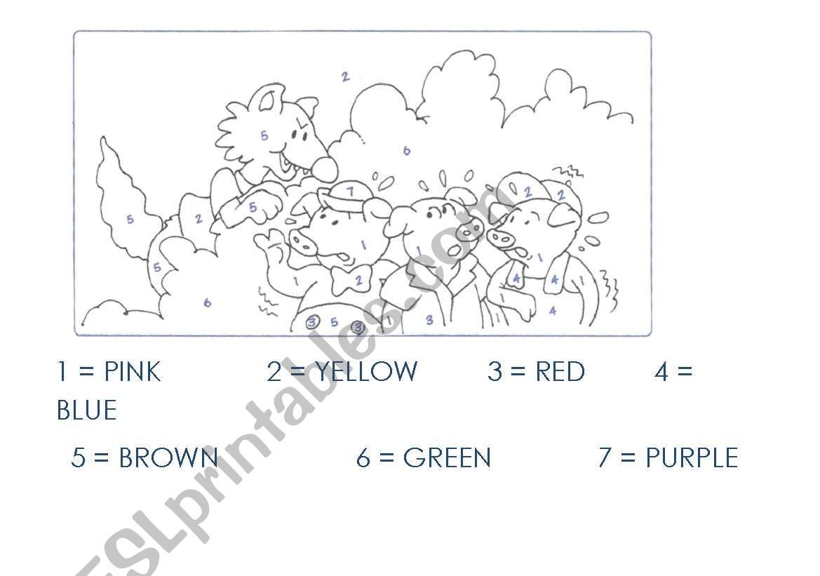 colouring worksheet