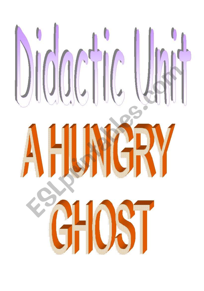 A hungry ghost worksheet