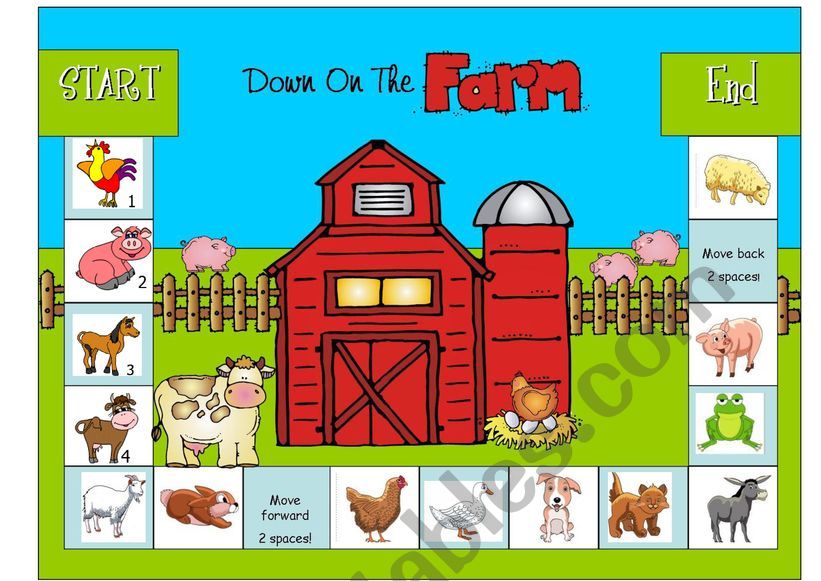 Farm Game worksheet