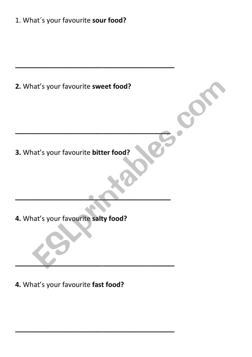 Whats your favourite sweet food?