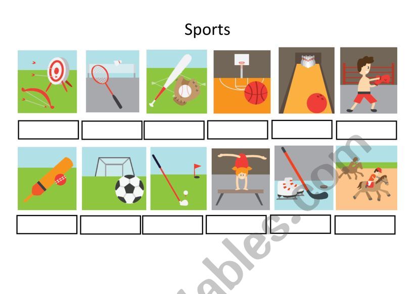 SPORTS worksheet