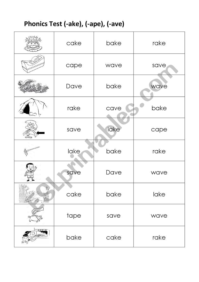Magic E with oictures worksheet Magic E with oictures worksheet