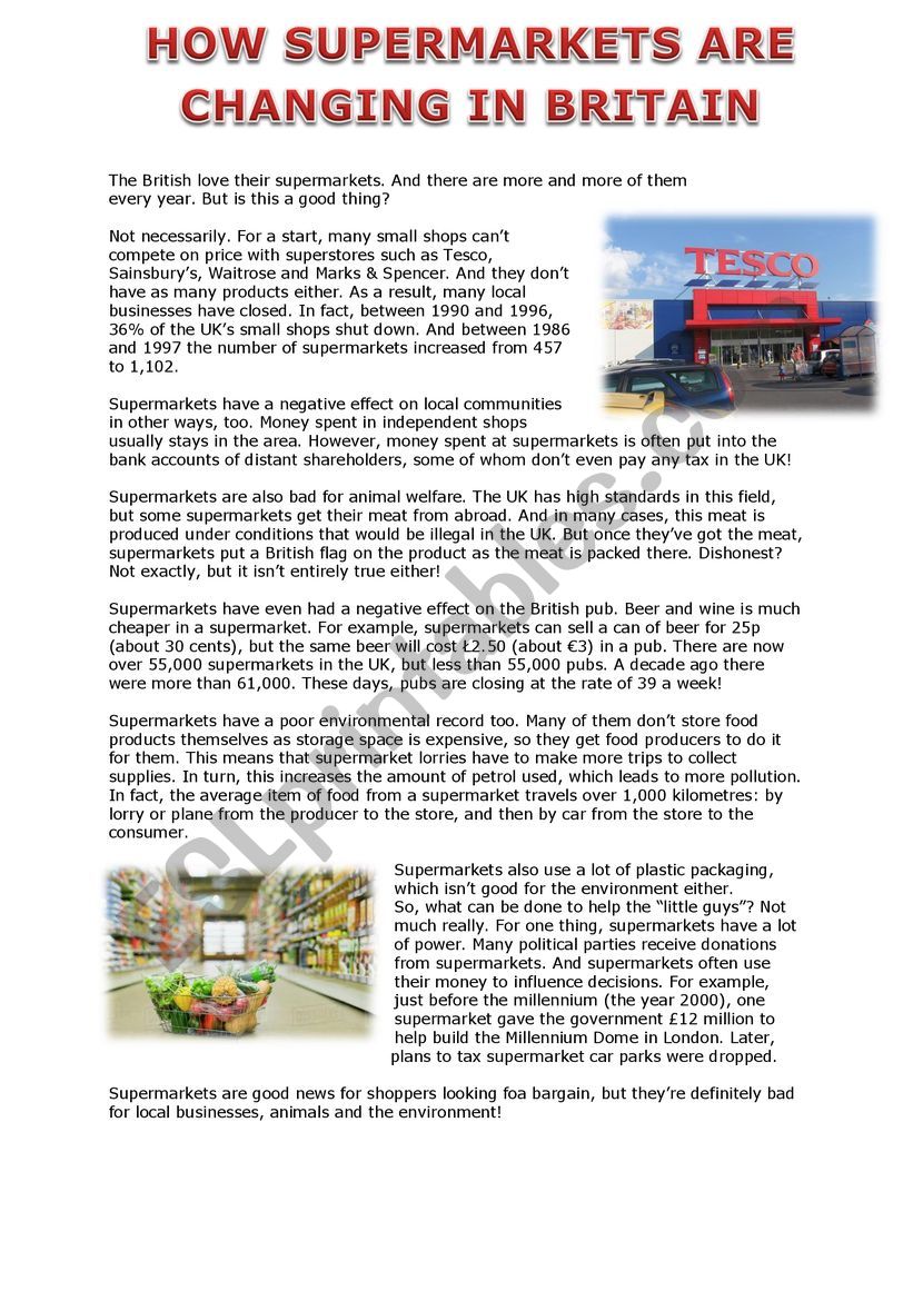 How supermarkets are changing in Britain