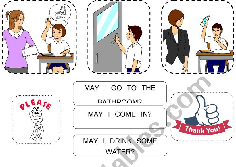 Comands in classroom  worksheet