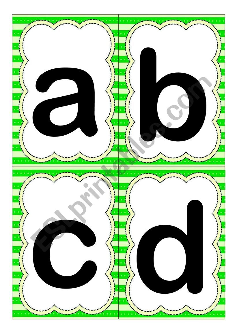 alphabet A-Z worksheet