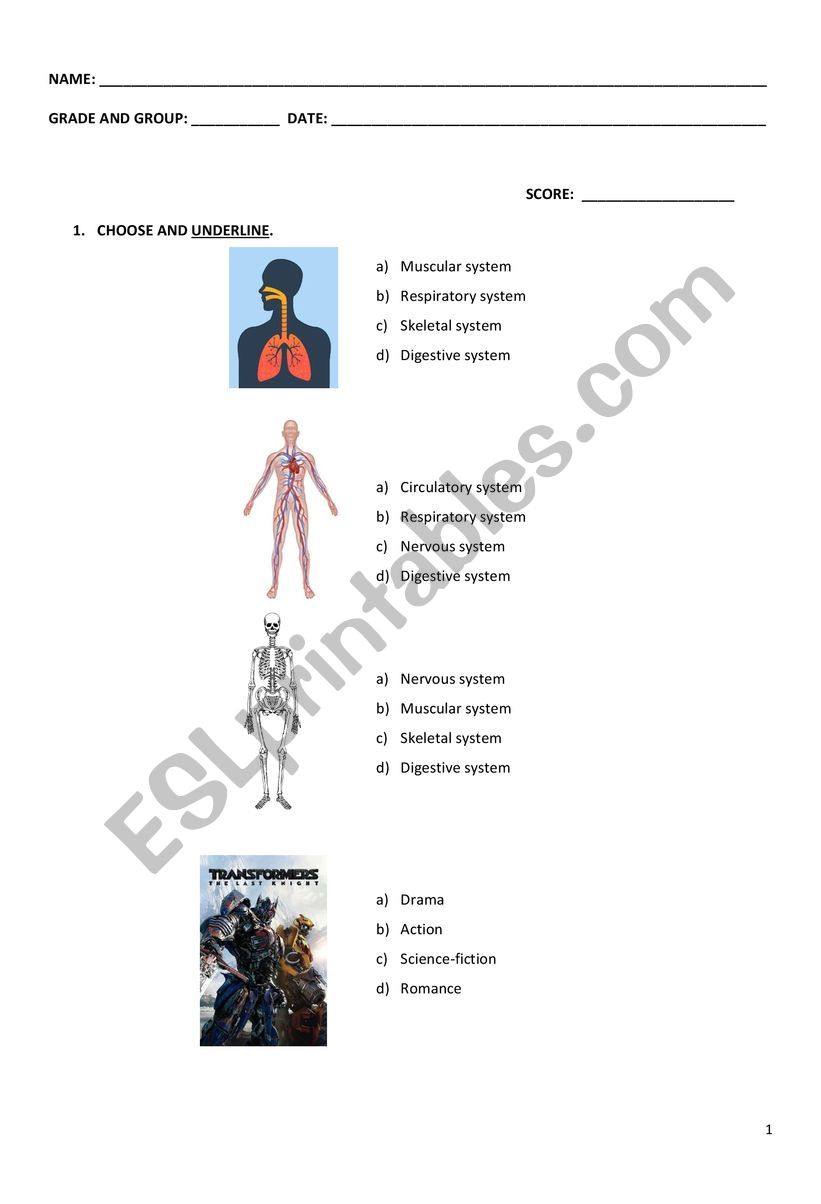 DIAGNOSTIC TEST 2ND GRADE SECONDARY