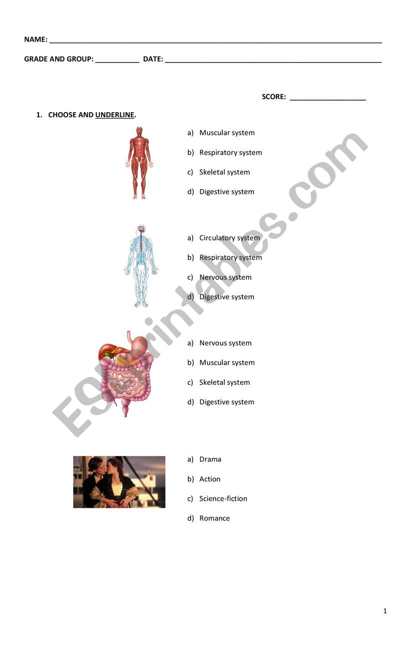 DIAGNOSTIC TEST 2ND GRADE SECONDARY 2