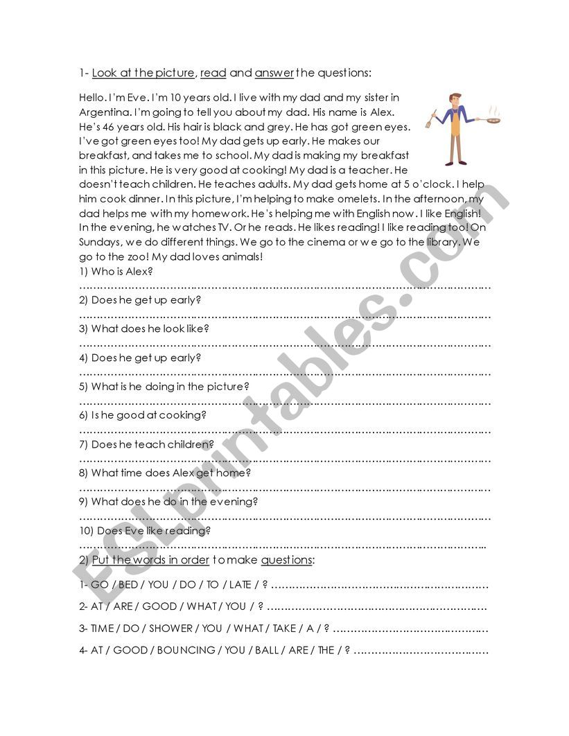 Present Simple Review  worksheet
