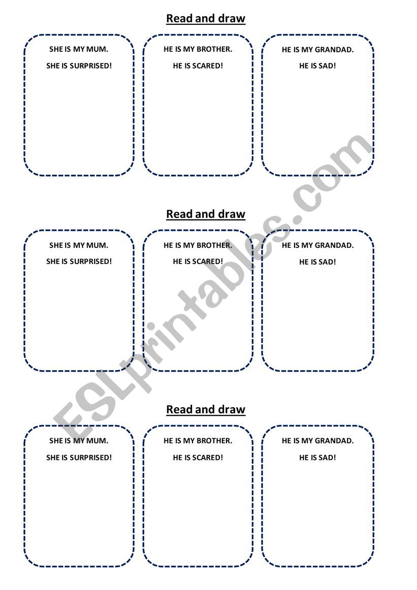 How do they  feel? worksheet