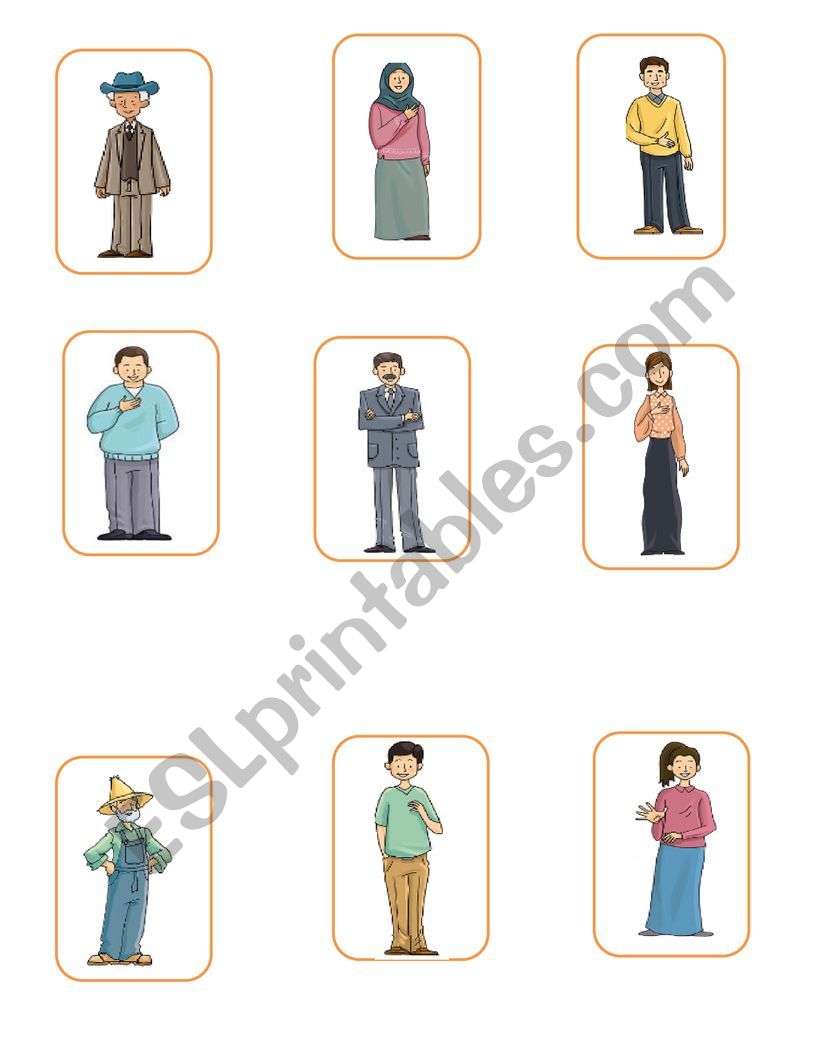 Characters - English World worksheet