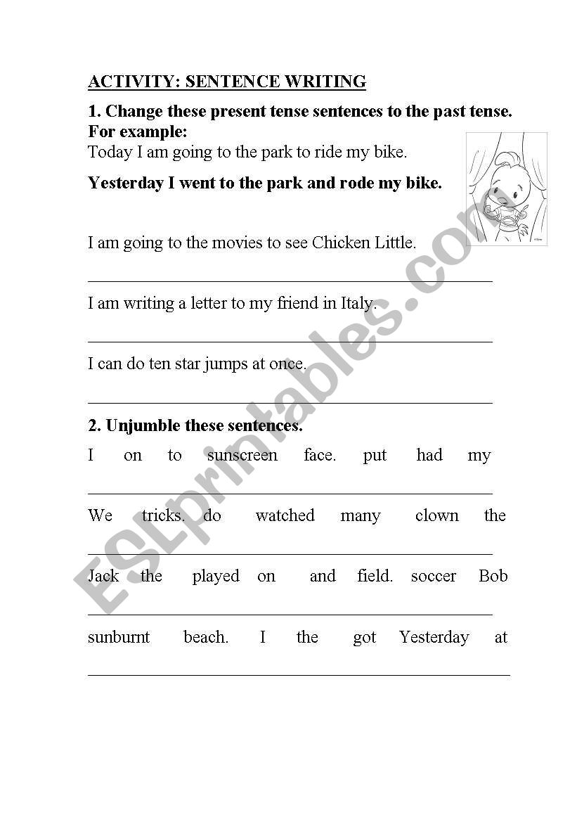 sentences worksheet