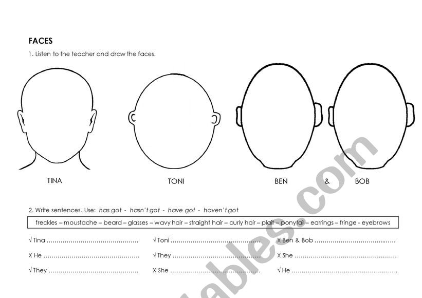 HAVE GOT  worksheet