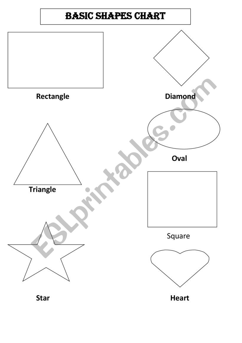 shapes worksheet