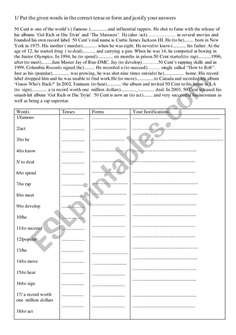 We ve  made it to the top worksheet