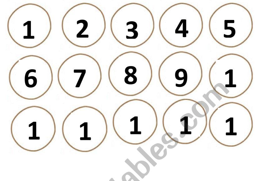 numbers in the jar worksheet