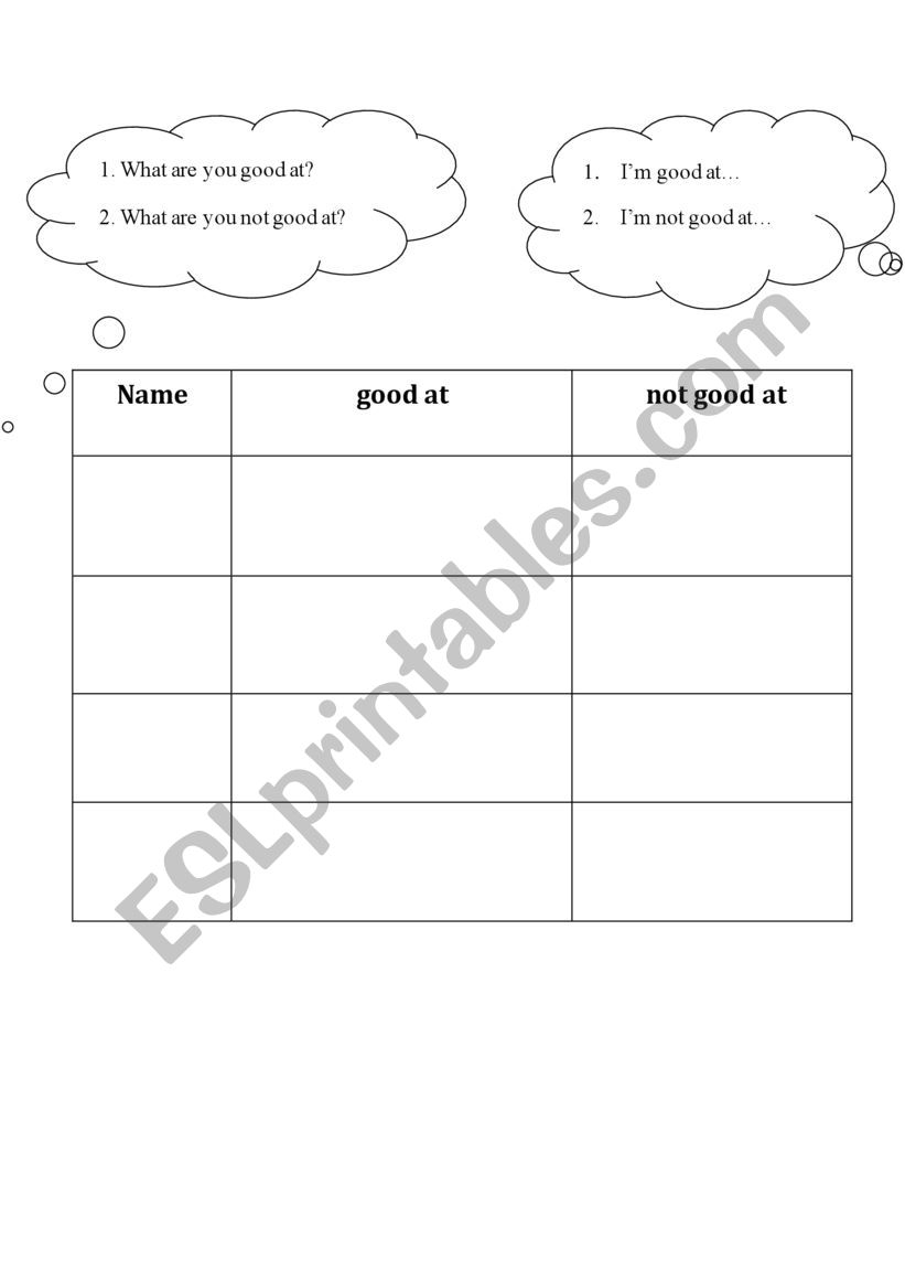 ABC worksheet