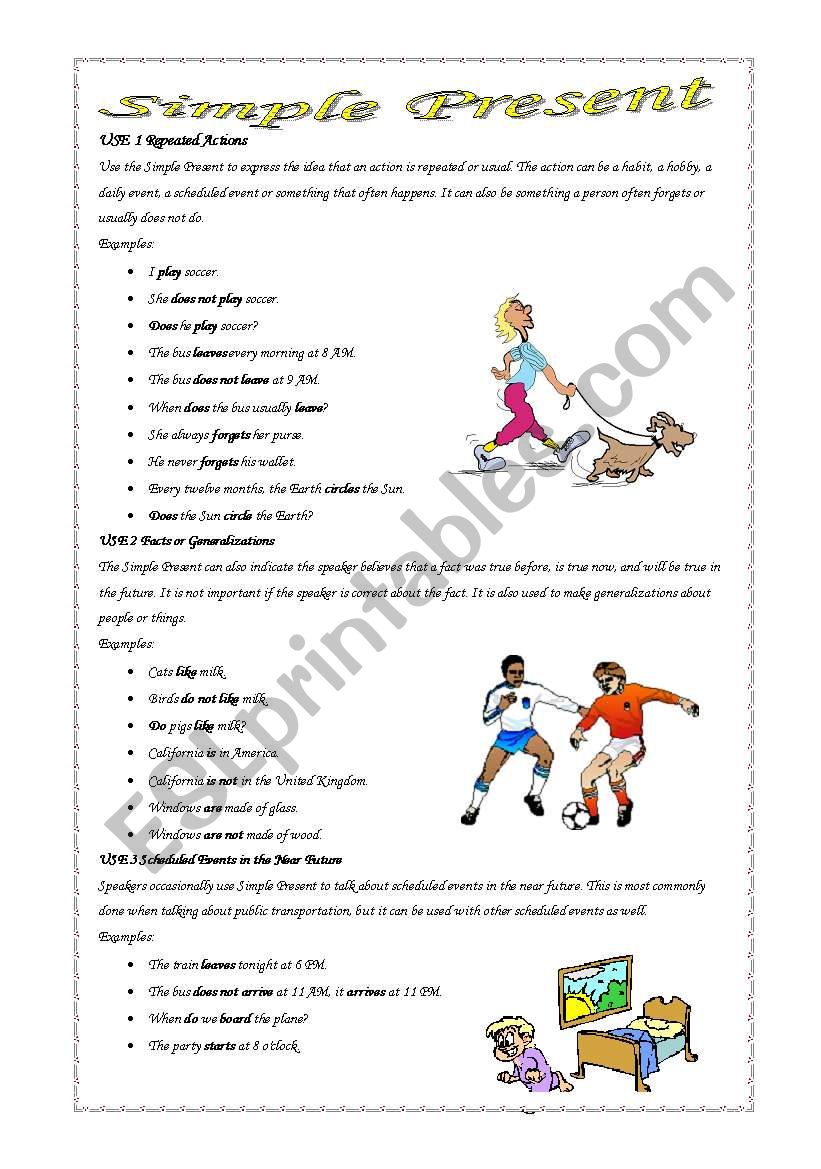 Present Simple worksheet