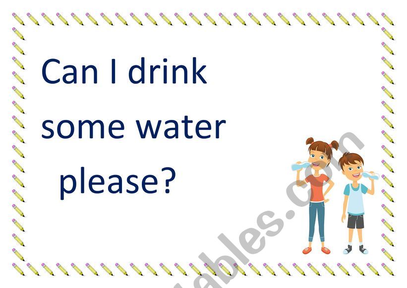 Useful sentences for the English class