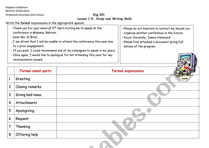 formal and informal reply email 
