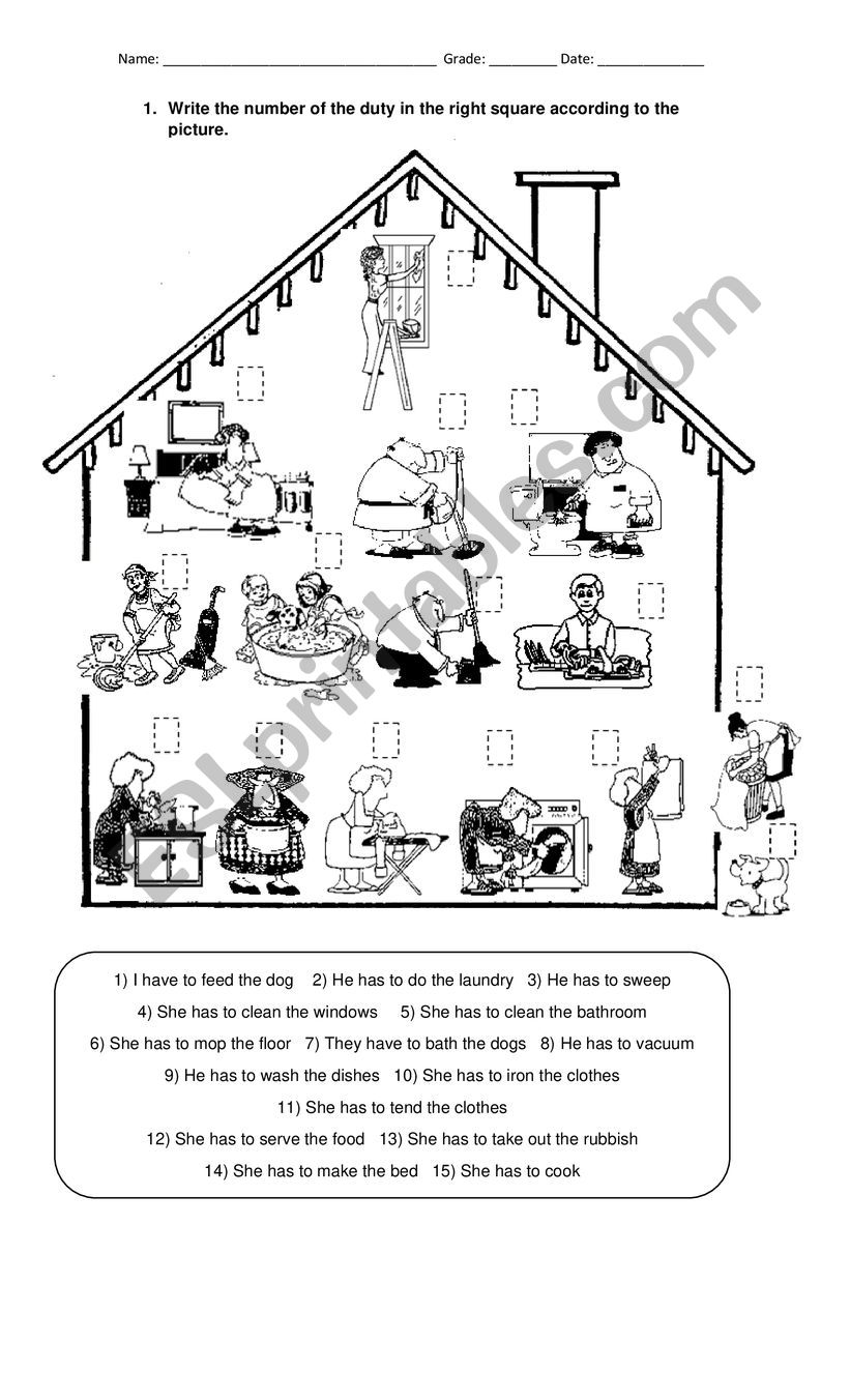 TEST worksheet