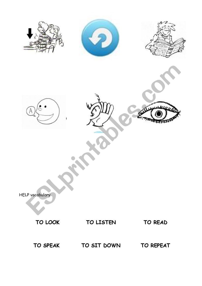 english orders  worksheet
