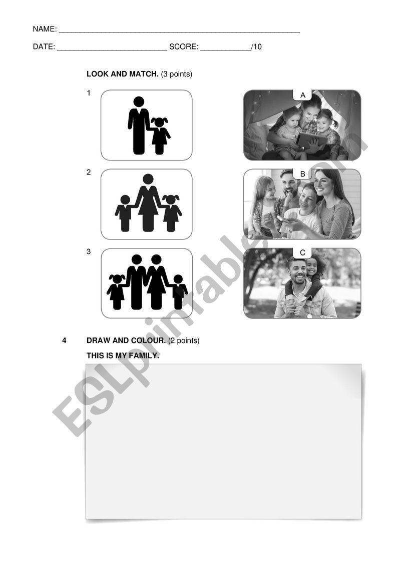 Family worksheet