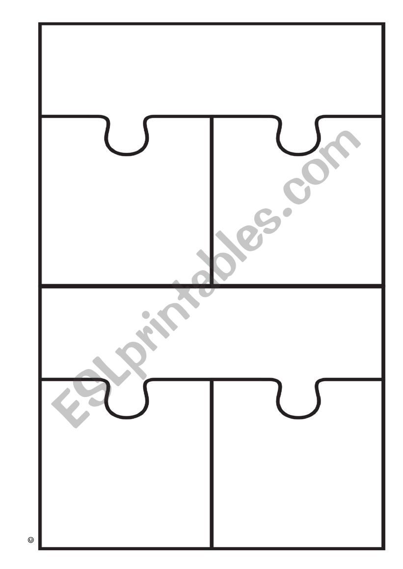 3 way puzzle piece blank worksheet