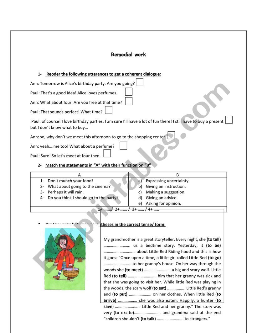 simple past review worksheet