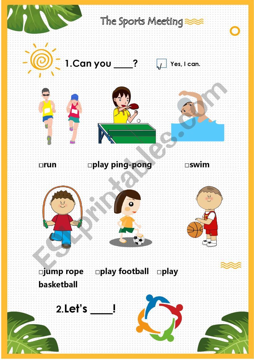 Making invitations to play sports together