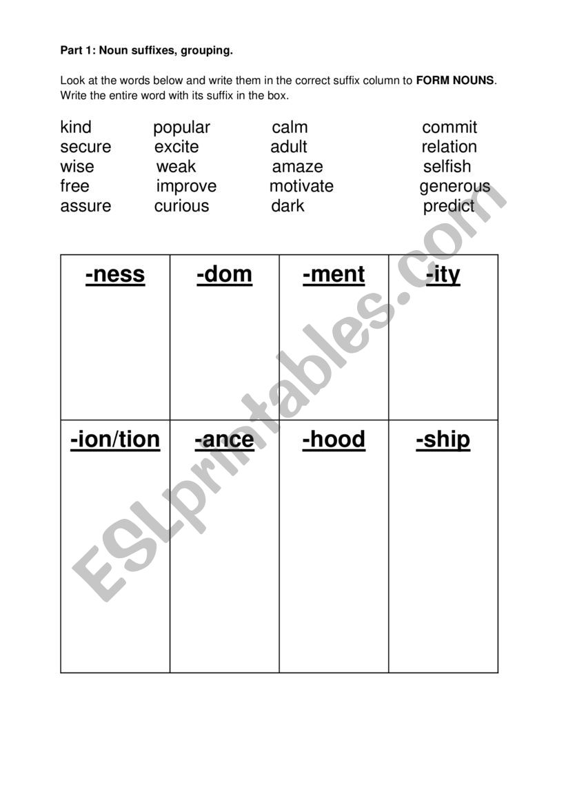 noun-suffixes-esl-worksheet-by-orourkemon15