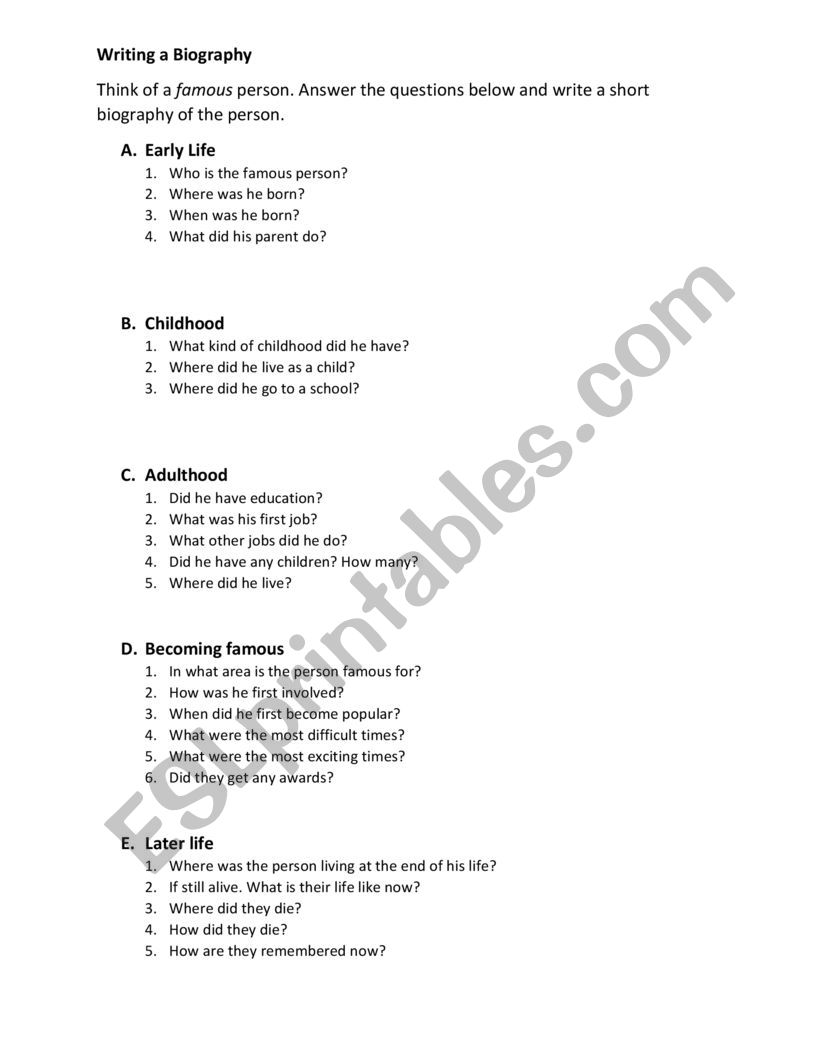 Van Gokh worksheet