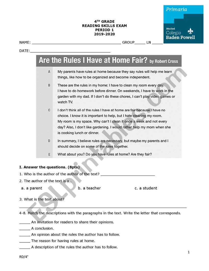 Are The Rules I have at Home Fair?