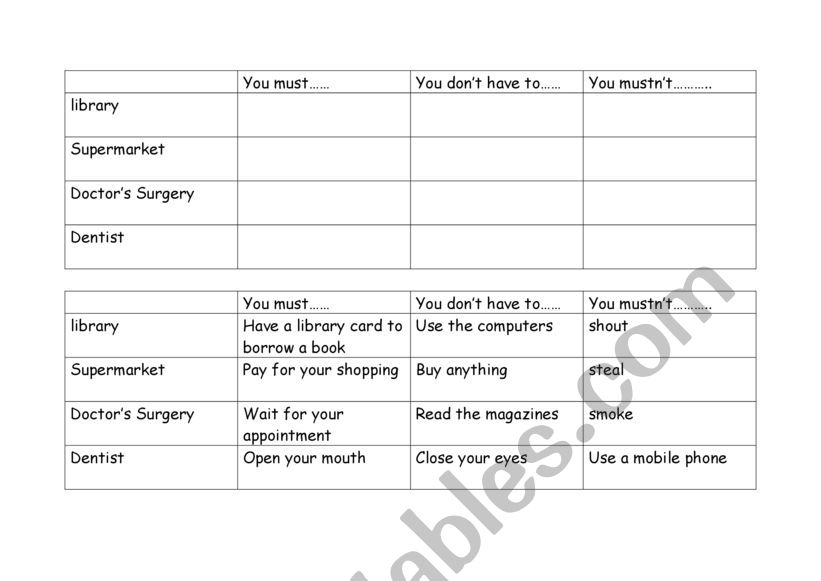 Guess the rule worksheet