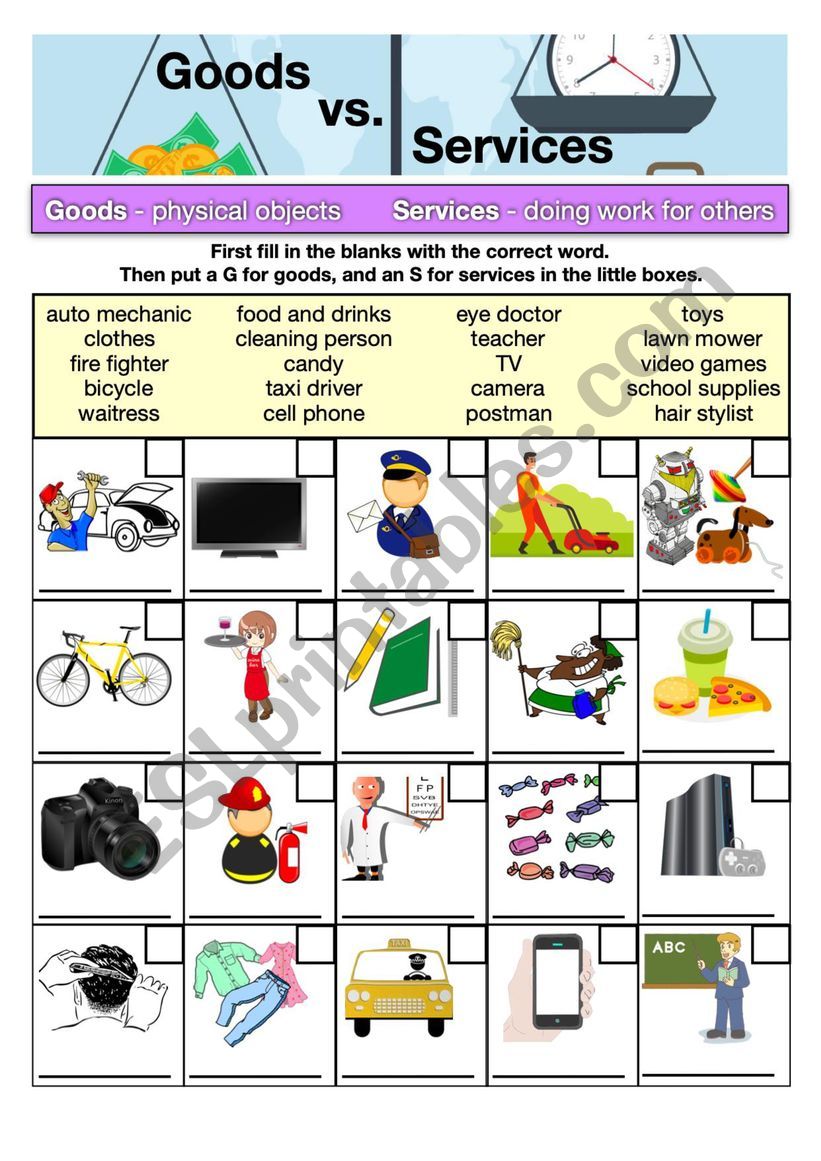 goods-vs-services-esl-kids-esl-worksheet-by-danshudai