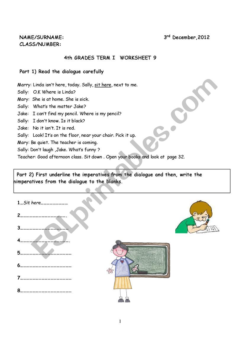 worksheet worksheet