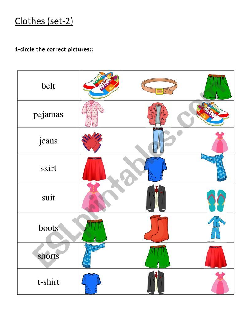 school objects worksheet worksheet