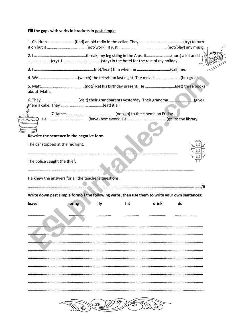 Past Simple worksheet