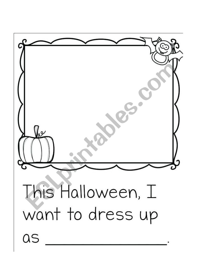 HALLOWEEN COSTUME worksheet