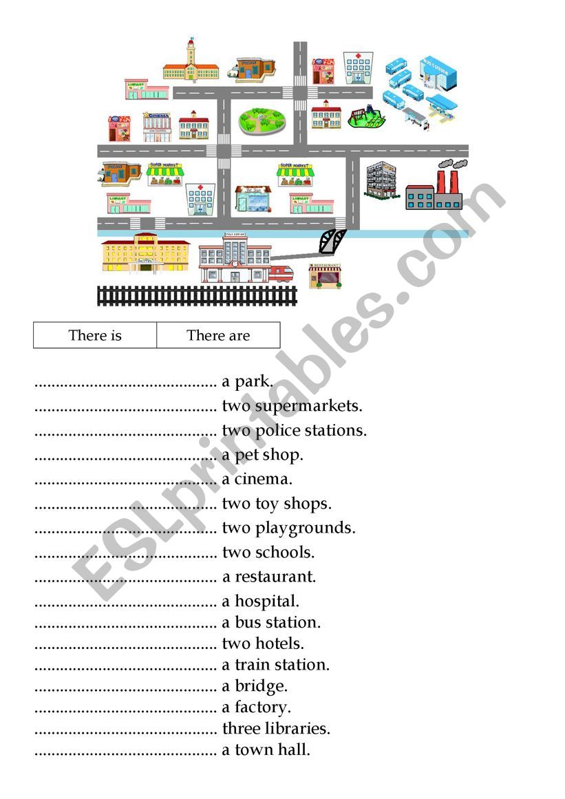 There is, there are worksheet