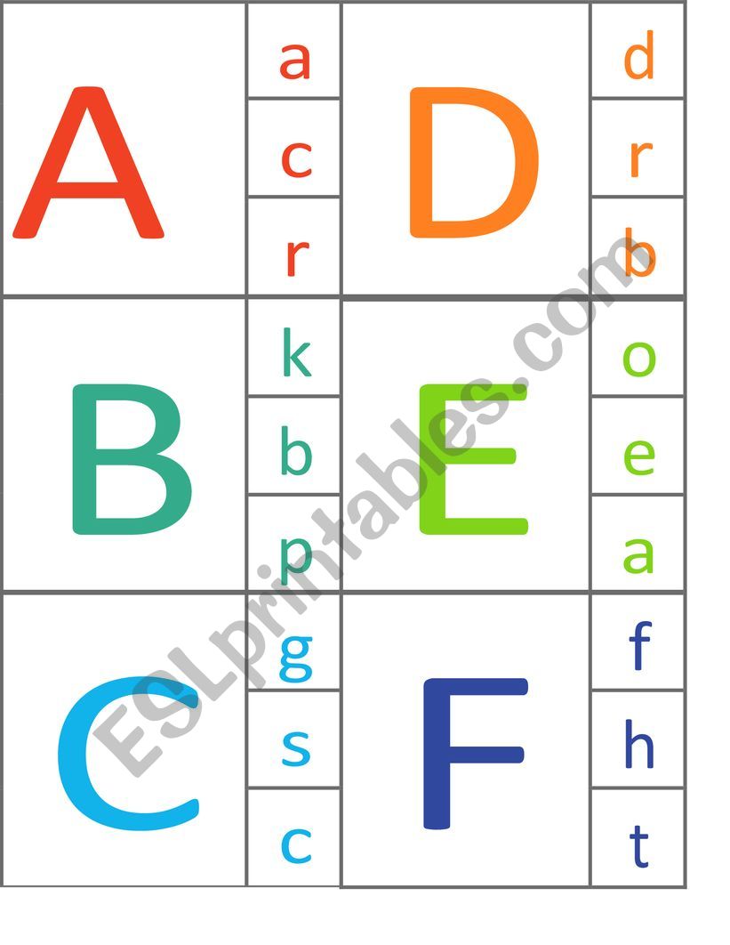 THE ALPHABET worksheet